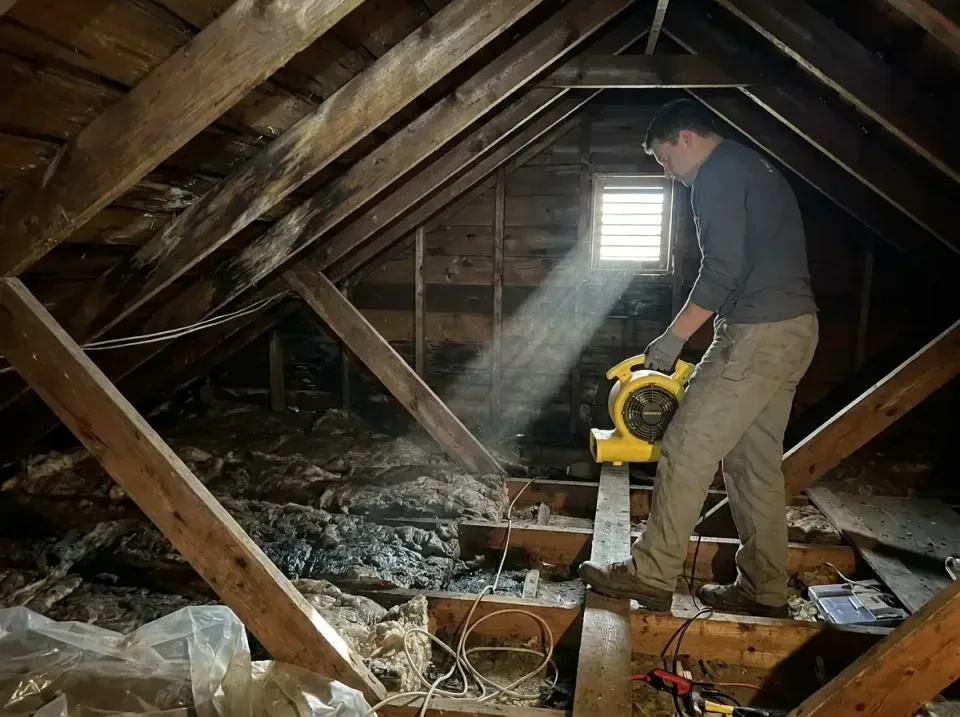 attic-water-damage-drying-proc-007 — frequently asked questions, Emergency Water Extraction & 24/7 Flood Response in West Co…